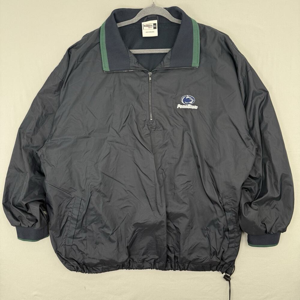Vintage Penn State Windbreaker Size XXL 90s Nittany Lions PSU Football Badger